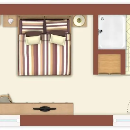 Doppelzimmer Schaumkrone Feriehus Rostock